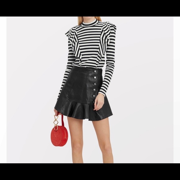 Marisa Webb Leather Skirt - Picture 6 of 6